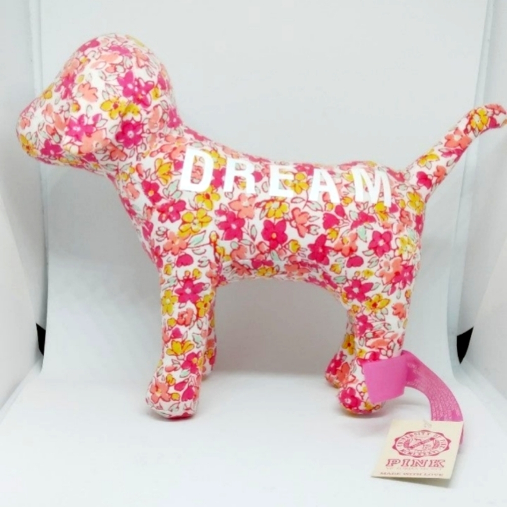 Victorias Secret PINK Floral Dream Mascot Stuffed dog